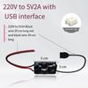 Преобразователь тока 2A Адаптер 220В в 5В Защита от перегрева Защита от перегрузки Адаптер питания 220В в 5В Трансформатор