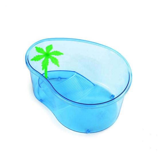 Аквариум для черепах с платформой для купания, прозрачный аквариум большой емкости для разведения черепах