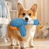 Yousheng Dog Teething Toy Wild Goose Chew Toy Mental Stimulation Dog Toy with Built-In Squeaker Tough Fabric Puppy Teething Relief Toy