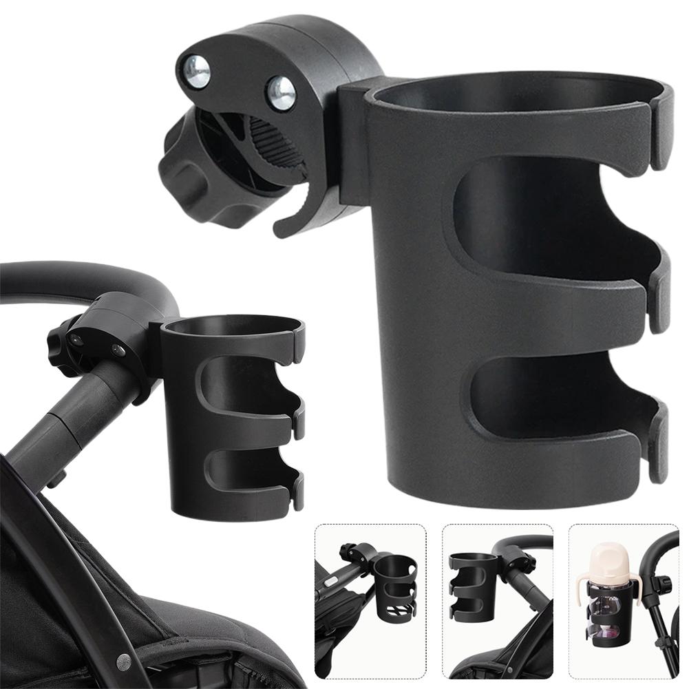 Adjustable Plastic Cup Holder for Stroller/Bike Universal Clamp Tool-Free Install Fits Most Standard Bottles for Outdoor Use 6