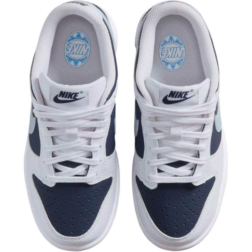 Nike Dunk Light Armory Low Универсальные Удобные Амортизирующие Прочные Низкие Детские Кеды для Скейтбординга Детские Кеды для Скейтбординга Сине-Белые II7639-100