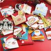 Mini Santa Claus Merry Christmas Xmas Party Decor Postcard Blessing Gift Cards Greeting Cards
