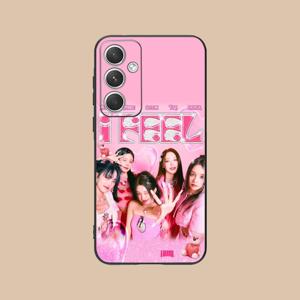 KPOP G-Gidle-S Matte TPU Mobile Phone Case for Samsung Galaxy S26 S25 S24 S23 S22 S21 S20 Note20 Plus FE Ultra Colorful Cover