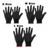 Black Guitar Musicians Electric Bass Practice Gloves