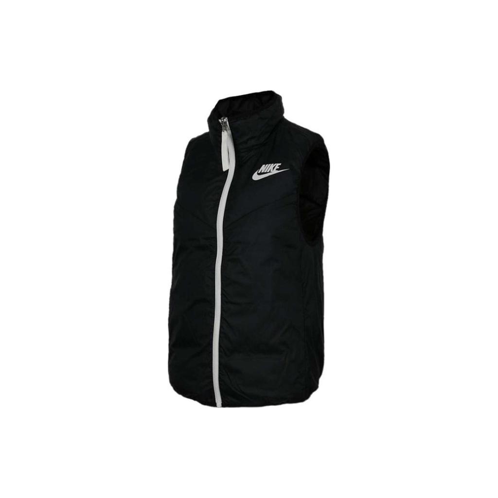 Nike Спортивная одежда пуховый наполнитель цветной блок дизайн двусторонний пуховик жилеты женские жилеты черный 939443-010