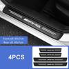 WAK3   1/4/5Pcs Carbon Fiber Car Door Sill Protector Stickers For Mercedes Benz CLS A200 GLK CLK A260 GLC Interior Mouldings MKTTZ-BENN