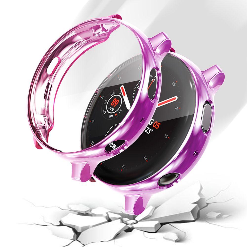 Slim Bumper Frame Full Screen Protector Protective Cover Watch Case Coloful Plating TPU Case