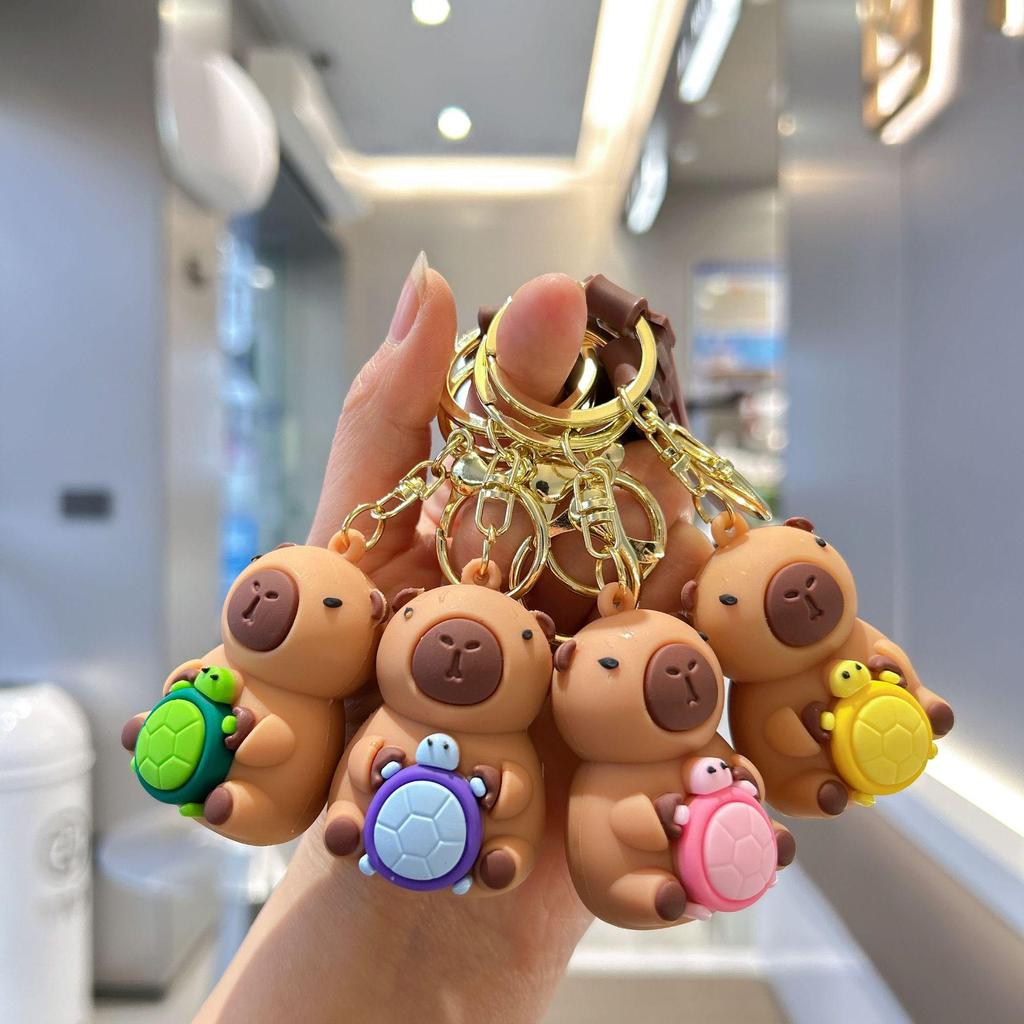 Adorable Capybara Keychain - Perfect Schoolbag Pendant & Car Charm, Student Gift Ornament