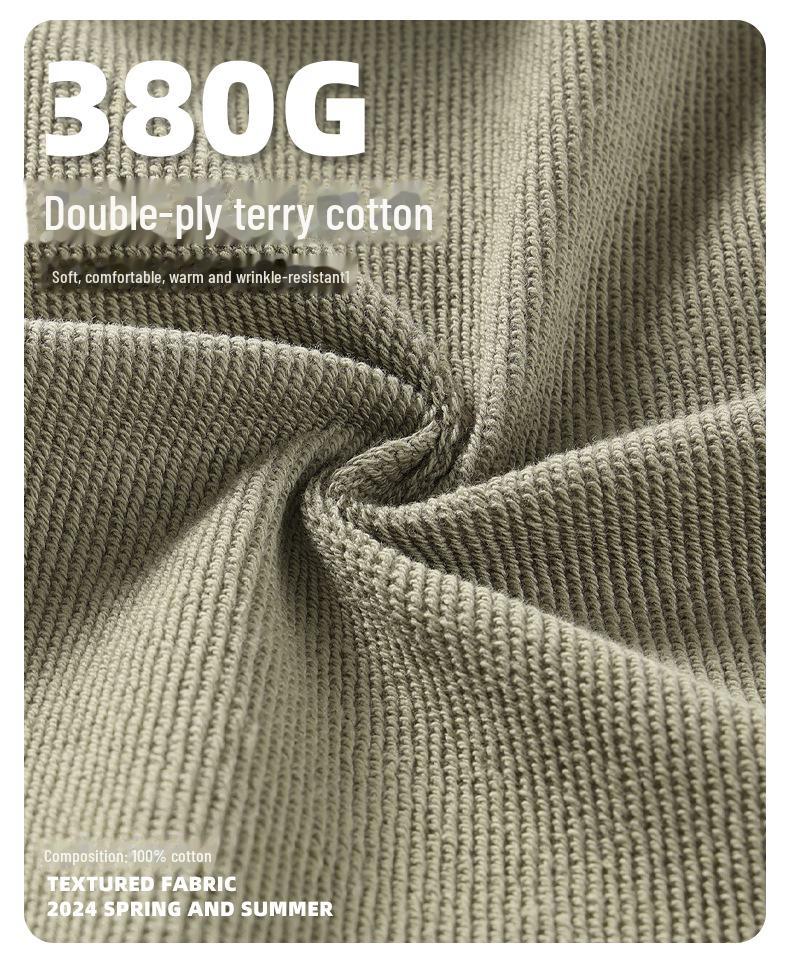 Мужские повседневные шорты ARTIE из двухниточного хлопкового трикотажа плотностью 380 г