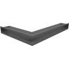 Vent Cover LUFT Corner Right 54,7x76,6x9 Graphite Slim