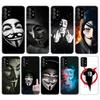 Анонимная Маска V для Вендетты Чехол для Телефона Для Samsung Galaxy A56 A55 A54 A53 A16 A15 A14 A13 A36 A35 A34 A33 A26 A25 A24 A23 A05S