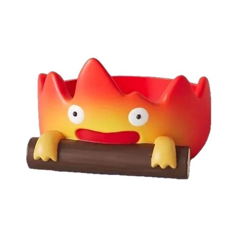 Смола Мультяшный Огонь Человек Поднос Креативный Аниме Ключница Хранение Декор для дома и улицы Идеально для Рождества Хэллоуина Подарок