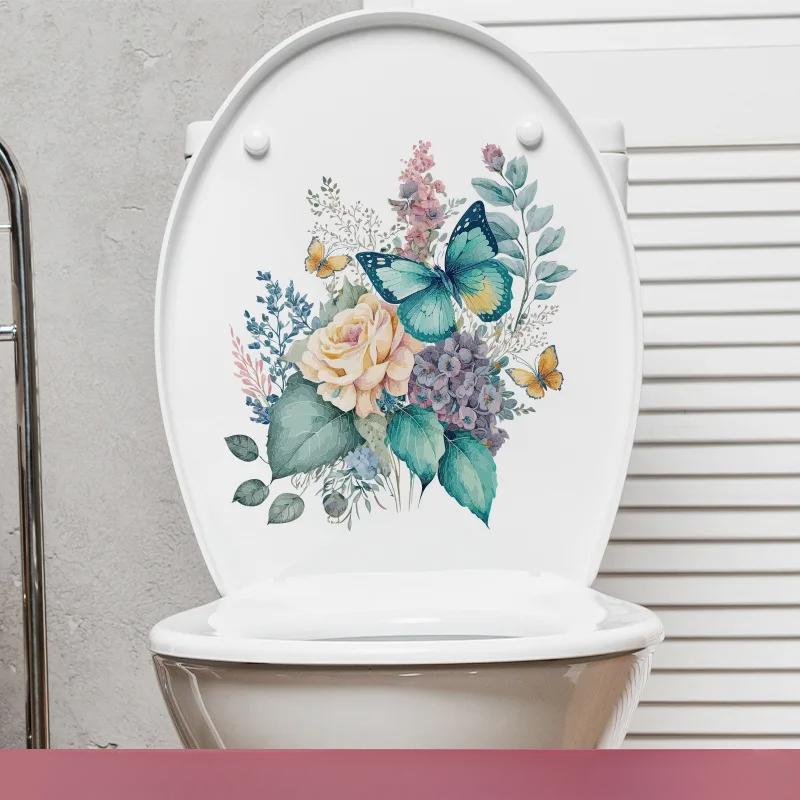 1 шт. красочная бабочка теплая спальня окно наклейка фон настенное украшение ванная комната плитка туалет украшение наклейка плакаты