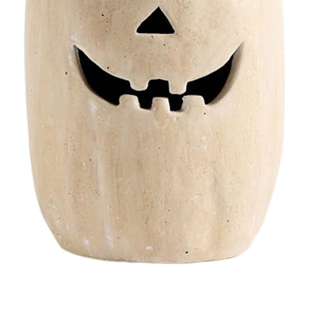 Halloween Jack-O-Lantern Decoration Handmade Kiln Fired Pumpkin Ornaments Resin Pumpkin Statue Halloween Decoration Party Props