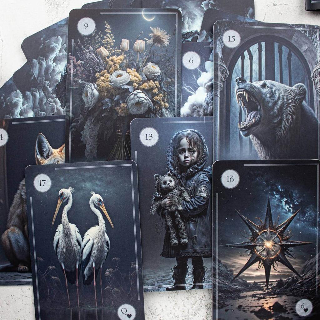 Карты Оракула «Лунная ночь», 12х8 см, 44 шт.