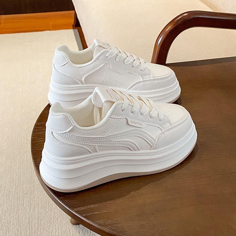 Autumn new breathable little white shoes female students platform versatile casual sports board shoes 1