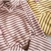 Soft Dog Jumpsuit Elastic Dog Home Clothing Pet Sleepwear Striped Dog Base Shirt  Belly Protection