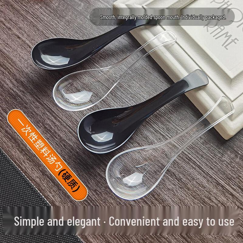 Disposable Plastic Soup Spoons