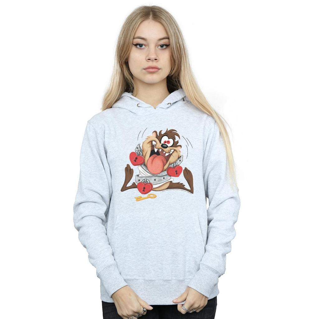 Looney Tunes Womens/Ladies Taz ValentineÂ´s Day Madly In Love Hoodie