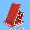 Anti-slip Heart-shaped Phone Stand 3D Printed Smartphones Support Bracket  Tabletop Organizer