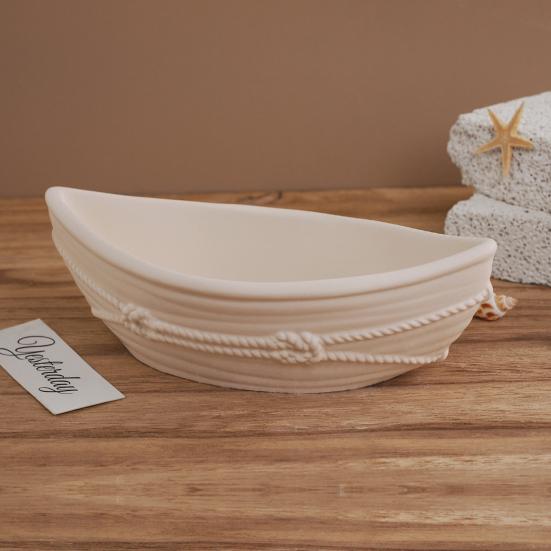 Силиконовая форма для свечи Nar с узором из пеньковой веревки, форма для смолы в виде чаши