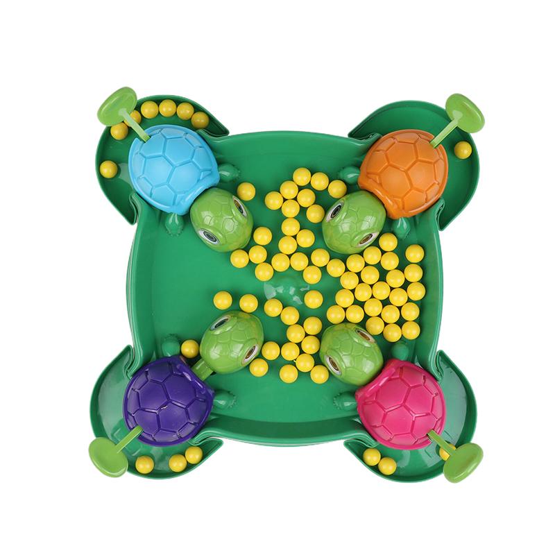 1 Set Children Gifts Hungry Turtle Board Games Turtle Snatching Bean Ball Table Game Kids Educational Toys Family Party Games