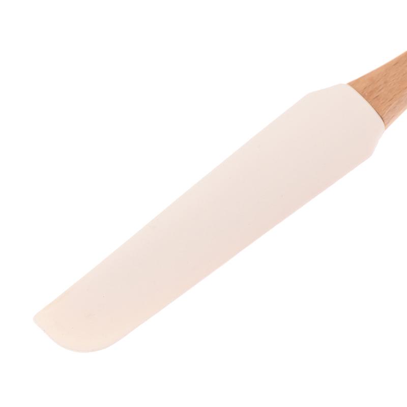 1 шт. скребок, прочная деревянная ручка, лопаточка для посуды, съемный силиконовый скребок для сливочного масла