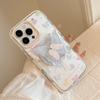 Свежий Красочный Бабочка 16promax Прозрачный Чехол для Мобильного Телефона iPhone 15 Подходит для 13 Вращающийся Магнитный Кронштейн