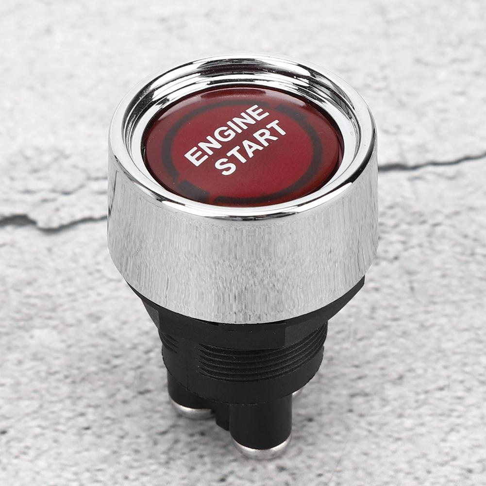 LED Engine Start Ignition Starter Engine Start Stop Button for RVs Racing Car
