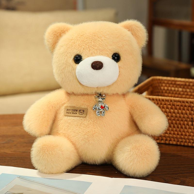 Cute Sitting Bow Tie Teddy Bear Doll Plush Toy Bear Hug Bear Doll Children Soothing Doll
