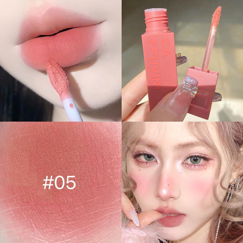 Cloud Lip Mut матовый бархатный отбеливающий блеск для губ матовый красно-коричневый шелковистый блеск для губ с антипригарным покрытием
