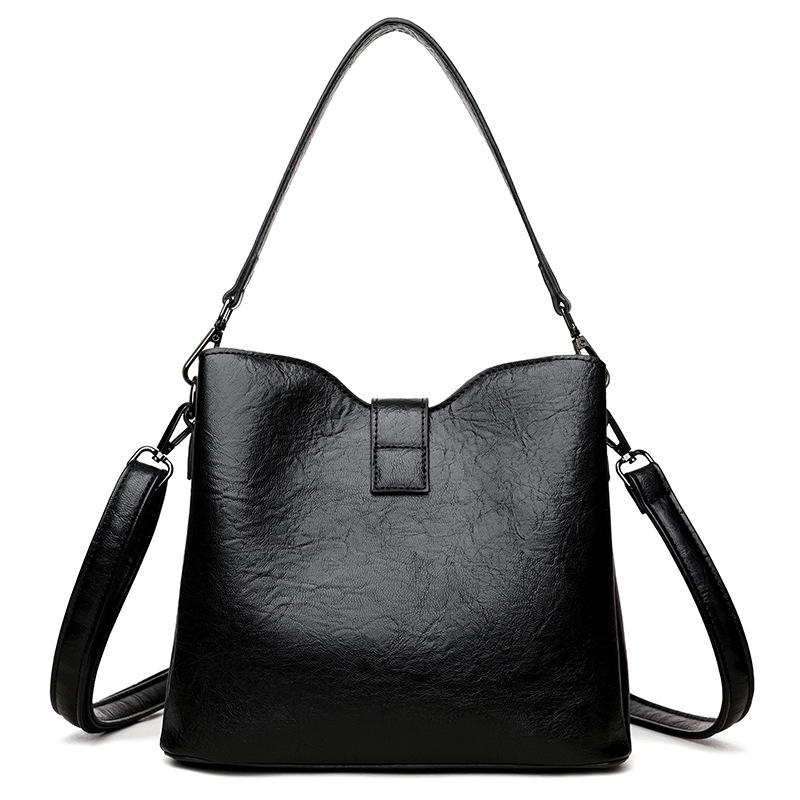 2025 новая универсальная наплечная сумка-мессенджер большой вместимости, модная сумка-ведро