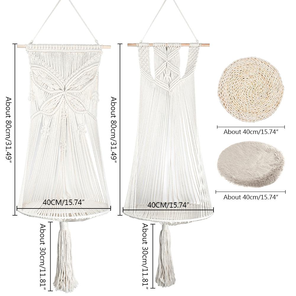 Качели для кошек, подвесная корзина с ковриком, хлопчатобумажная веревка, домик для домашних животных, гамак для кошек, игрушка