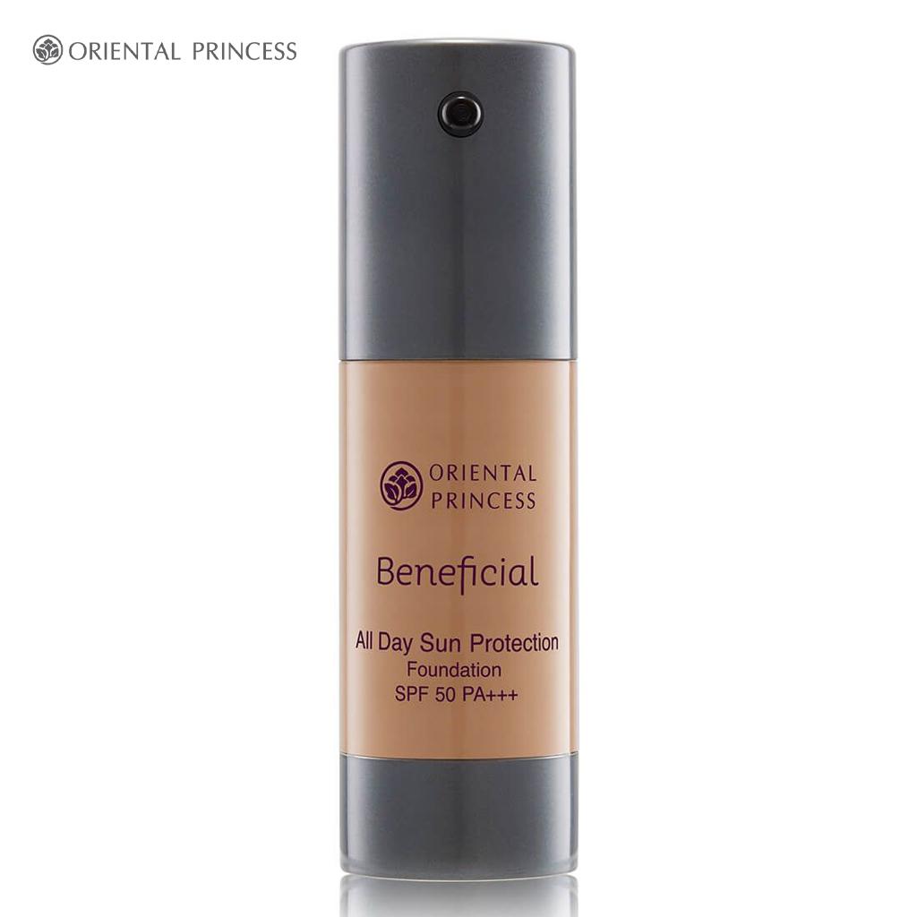Oriental Princess Beneficial All Day Sun Protection Foundation SPF 50 PA+++ № 01 Слоновая кость / № 02 Песочный 30 мл