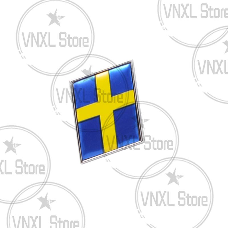 Car-Styling For Volvo Moose Test R Design Inscription Ocean Raec Edition Sweden Flag 3D Metal Stickers Car Trunk Body Emblem