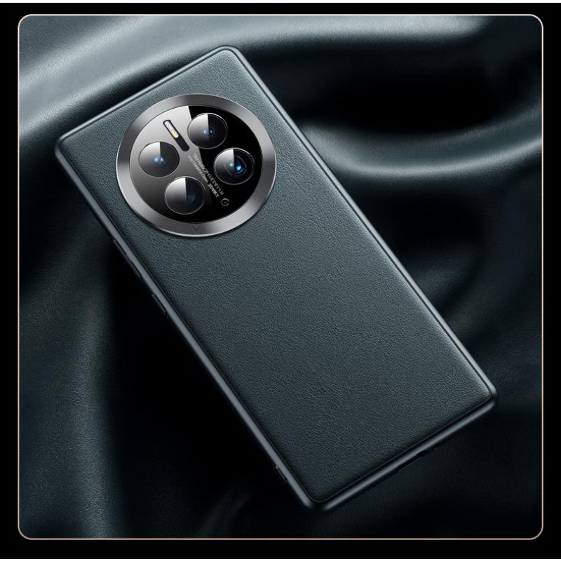 The Plain Leather Case of Huawei Mate50pro Is Suitable for The High-end 30-case Anti-drop Case of MATE40PRO