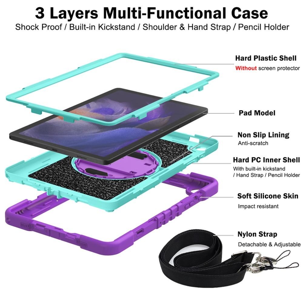 Case for Samsung Galaxy Tab A9+ A9 Plus 11 Inch 2023 SM-X210/X216/X218 Heavy Duty Shockproof Protective Tablet Cover for Tab A9+