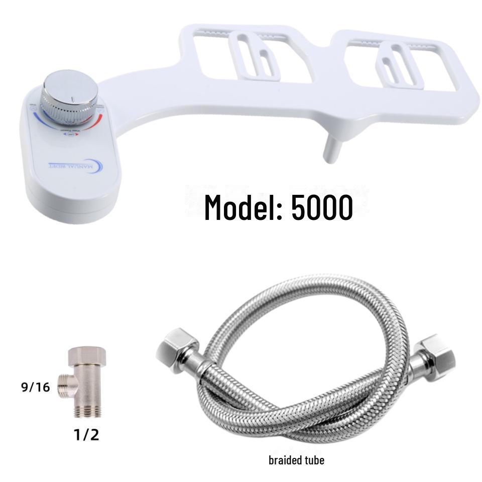 Умное сиденье для унитаза со встроенным биде, простая установка, не требуется розетка для мытья тела