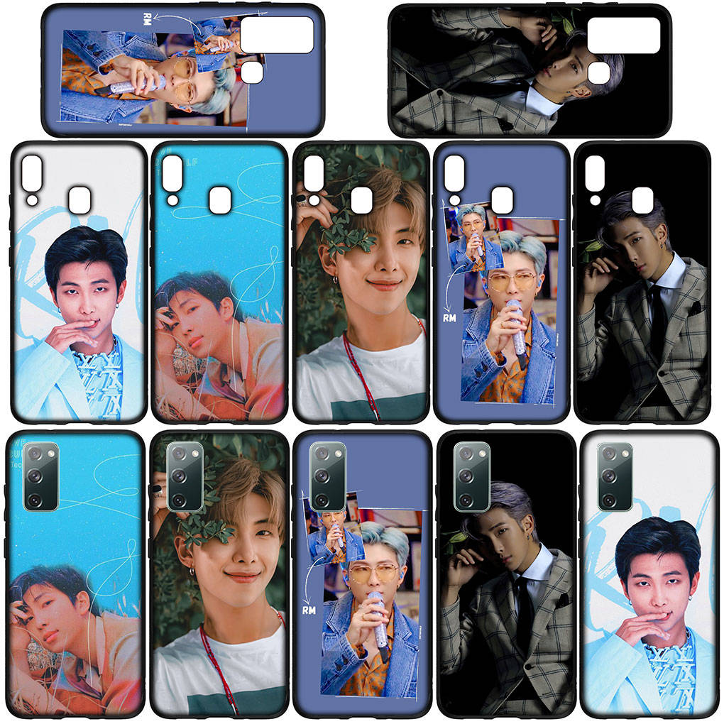 Для Samsung Galaxy S24 S23 iPhone 16 15 14 Xiaomi Redmi Note 13 12 11 10 8 Plus 9 Pro Max X XR 14CЧехол для iPhone Nam joon Kim RM Kpop OPPO Huawei Cover