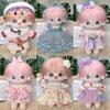 20CM Cotton Doll Rompers Cartoon Plush Doll Replacement Outfit Playing House Accessories Mini Clothes