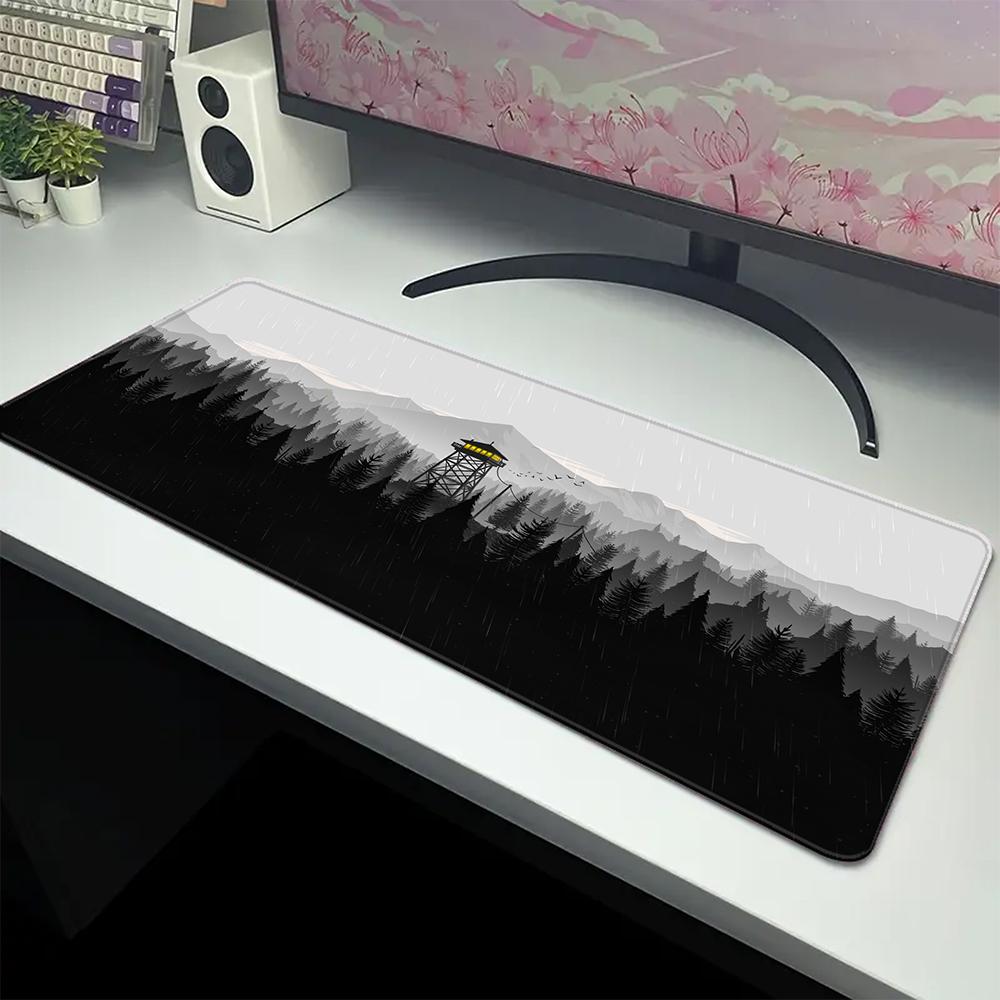 Forest Scenery Office Computer Mouse Pad Table Carpet Gaming Speed Keyboard Pads Laptop Desk Mat Gamer Mousepad 100x50cm Carpet