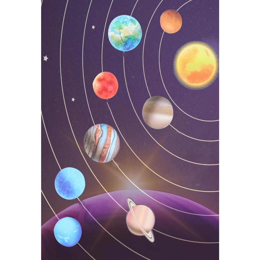 Новые Деревянные Игрушки Монтессори Пазл Восемь Планет Земля Солнце Солнечная Система Планеты Планеты Познание Развивающие Игрушки Детские Подарки