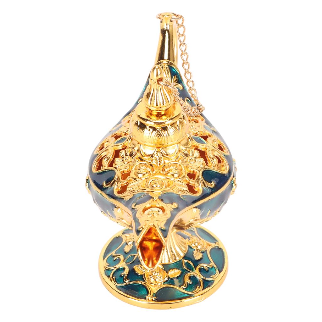 Arabian Lamp Wedding Party Vintage Zinc Alloy Legend Wishing Light Costume Party Decoration Gold
