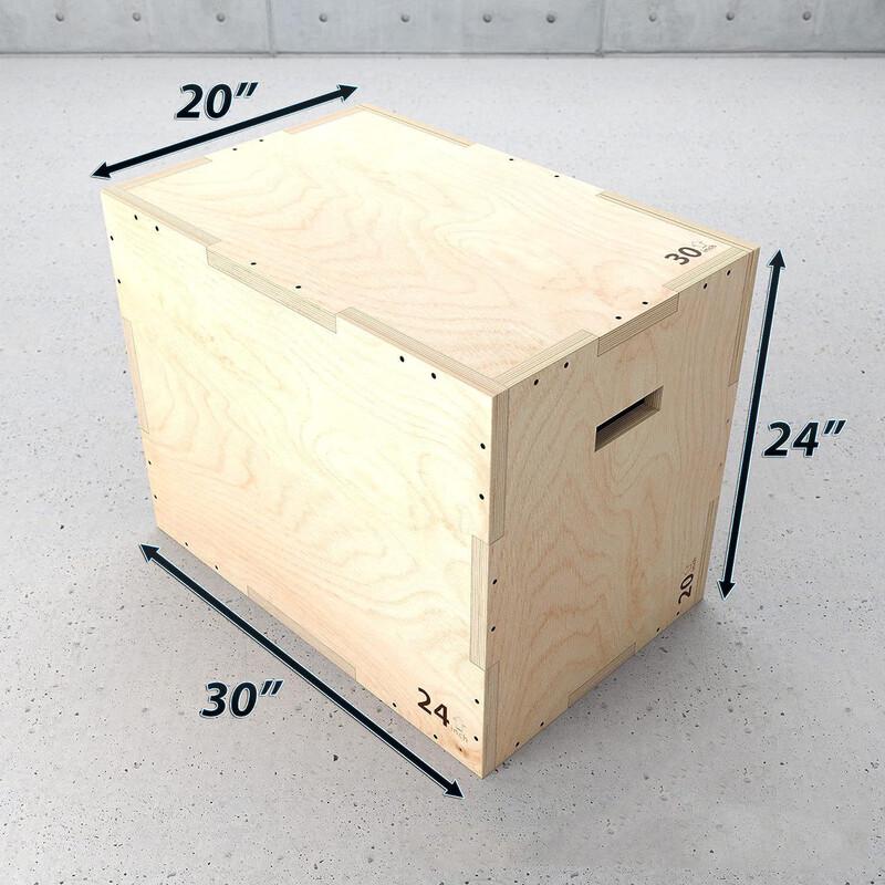 Aokedu Wooden 3-in-1 Plyo Jump Box