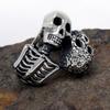 Men's Personality Ring Titanium Steel Skull Ring Punk Ring Men's Accessories