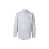 Polo FW21 Вышитый логотип Тафта клетчатый узор рубашка с длинным рукавом мужские рубашки белые 710842631-006