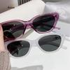 Fashion Cat Eye Jelly Color Sunglasses Women Vintage Rivets Men Trending Sun Glasses Shades UV400 Gafas De Sol Hombre