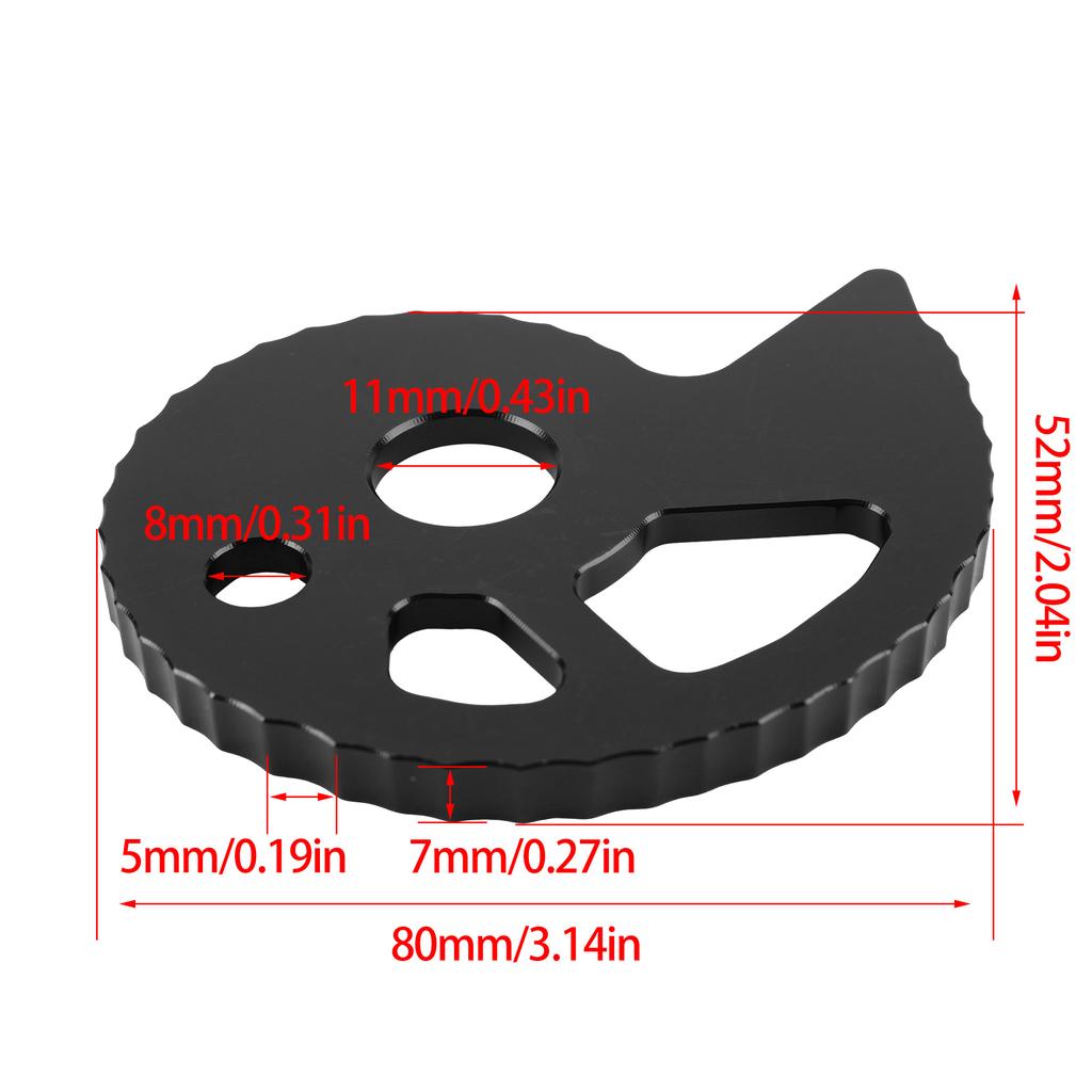 For Yamaha Motorcycle Chain Adjuster CNC Aluminum Chain Guard For TTR 225 250R TW 200 225E XT 225 250 600E XTZ600 WR250Z DT 125R