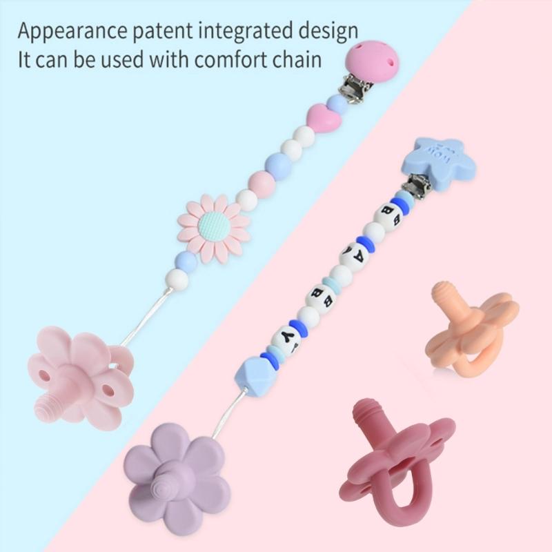 Соска-пустышка для новорожденных, гибкая, мягкая, без бисфенола-А, безопасная силиконовая пустышка-прорезыватель.