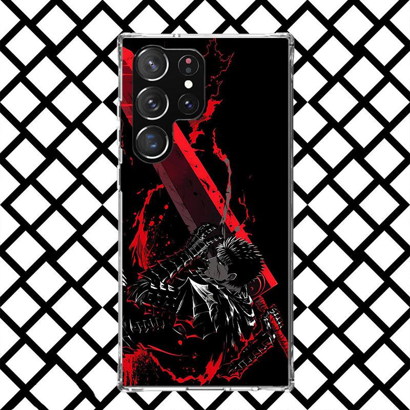 Чехол для телефона с принтом аниме G-Guts B-Berserks для Samsung Galaxy S26 S25 Edge S24 S23 Ultra S22 Plus S21 FE S20 + Мягкий чехол Fundas G